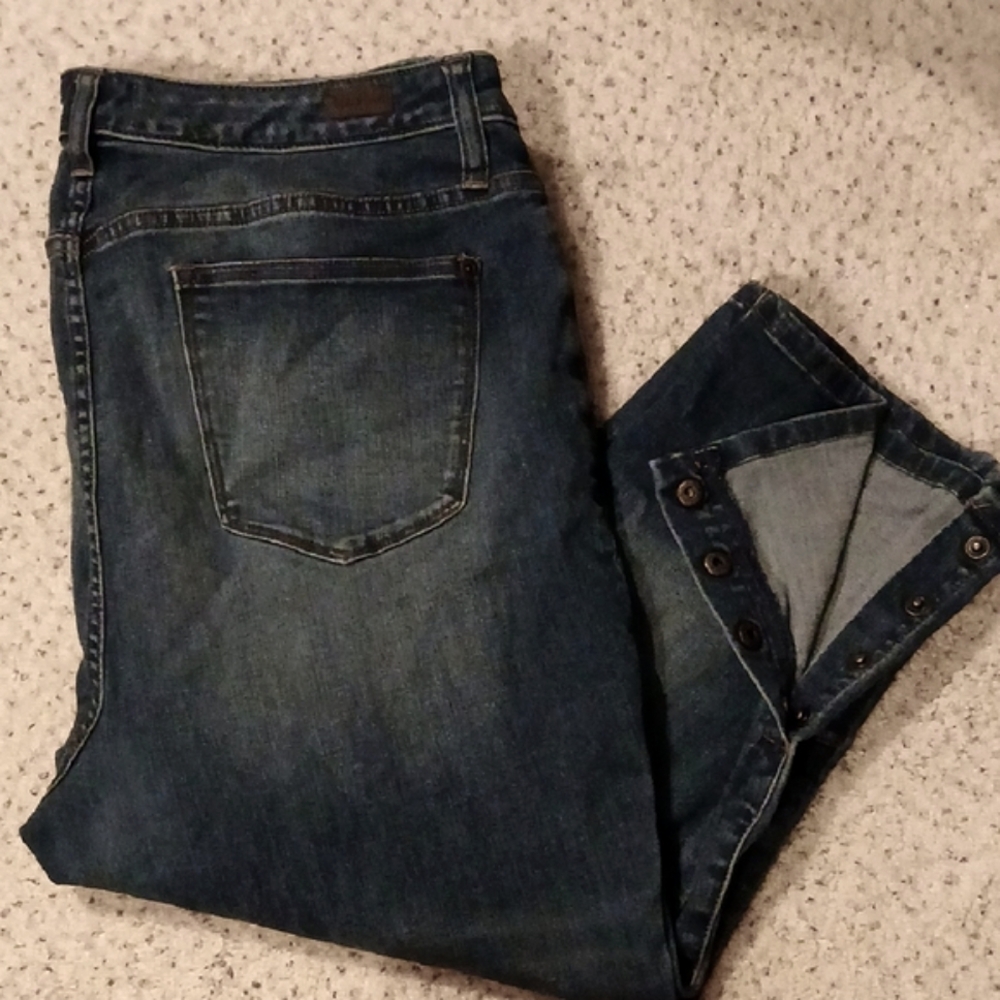LILA RYAN Men's Dark Blue Straight Jeans